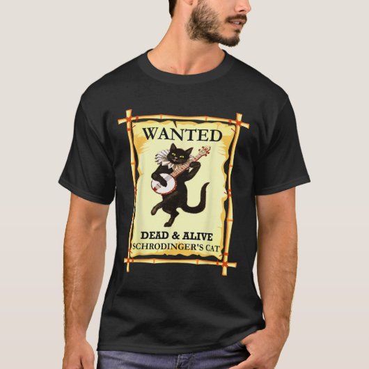 T-shirt Physique Chat de Schrodinger Physicien quantique (Devant)