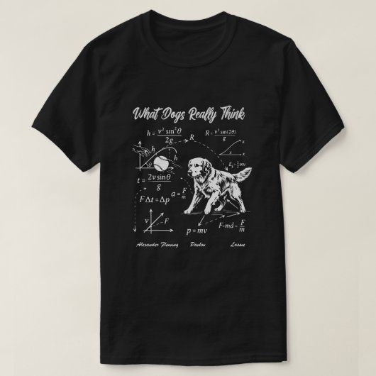T-shirt Physique Chien Rétriateur doré Fanatique d (Design devant)