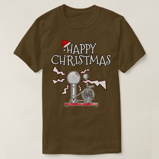 T-shirt Physique de Noël Enseignant Physicien Sciences de (Design devant)