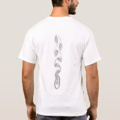T-shirt Physique d'écoulement incompressible [vraie (Dos)