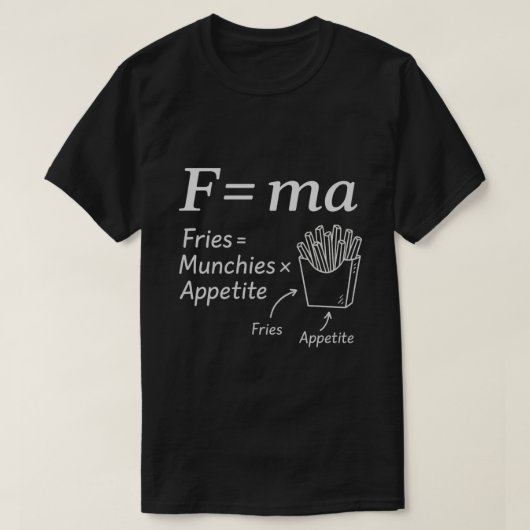 T-shirt Physique drôle (Design devant)