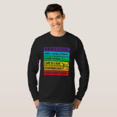 T-shirt Physique Enseignant Chimie Espace Physique Science (Devant entier)