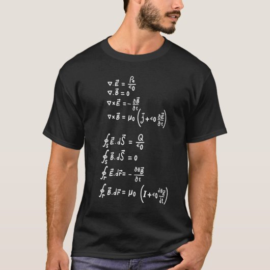 T-shirt Physique Math Formule Étudiants Enseignant Invitat (Devant)