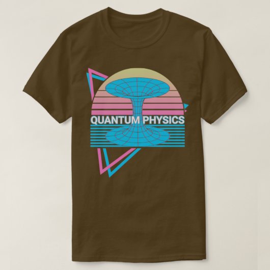 T-shirt Physique Quantique Rétro (Design devant)