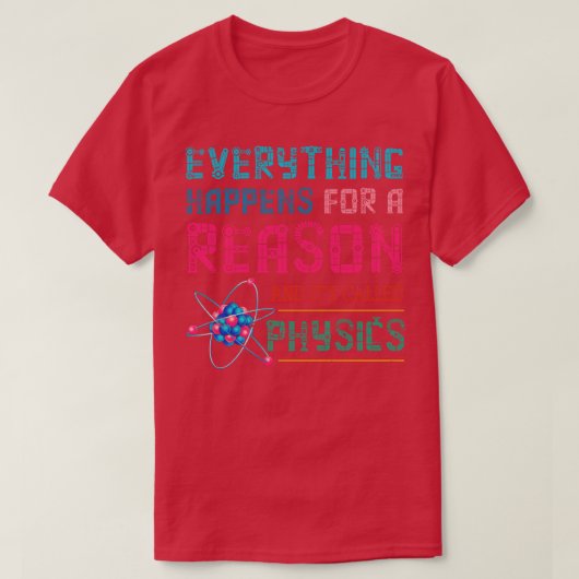 T-shirt Physique Rétro-Science (Design devant)