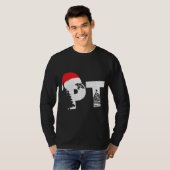 T-shirt Physique Thérapeute PT Père Noël Physique (Devant entier)