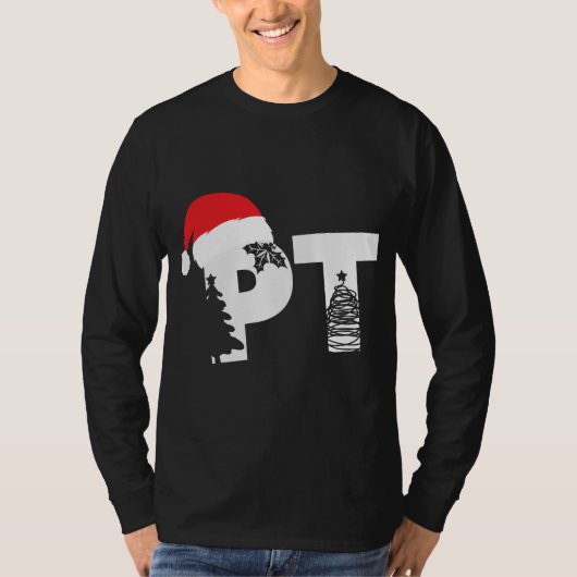 T-shirt Physique Thérapeute PT Père Noël Physique (Devant)