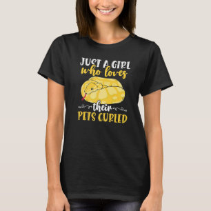 T-shirt Phyton Banana Ball Juste Une Fille Qui Aime Leur A