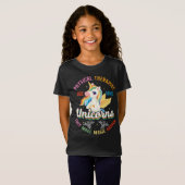 T-Shirt Phytothérapeute Assistant Thérapie Unicorn (Devant entier)