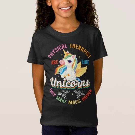 T-Shirt Phytothérapeute Assistant Thérapie Unicorn (Devant)