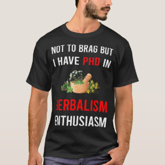 T-shirt Phytothérapie Herboriste Phytoenthousiasme Herbe H