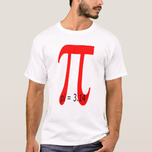 T-shirt pi = 3,14159265