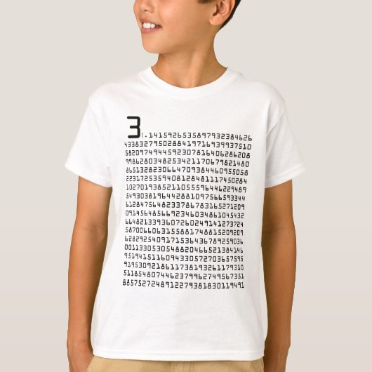 T-shirt Pi à 500 (Devant)