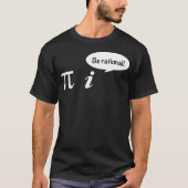 T-shirt Pi Be Rational Math Enseignant École Bibi an (Devant)