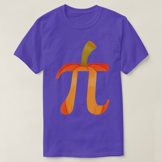 T-shirt Pi Citrouille Pie Math Funny Halloween Pi Day Math (Design devant)