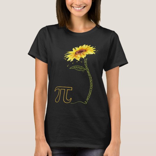 T-shirt PI Dans Math 3 14 Numéro Symbole Pour Enseignant M (Devant)