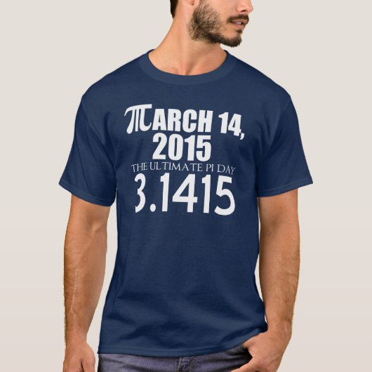T-shirt Pi Day 2015 (Devant)