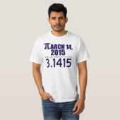 T-shirt Pi Day 2015 (Devant entier)