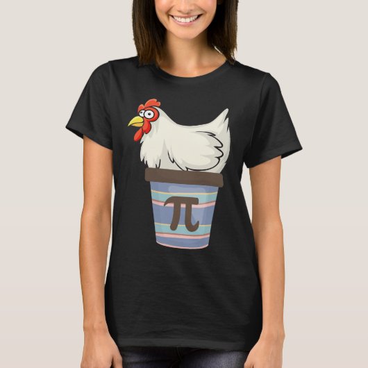 T-shirt Pi Day 2025 Math Lover Mathématiques Pot de poulet (Devant)