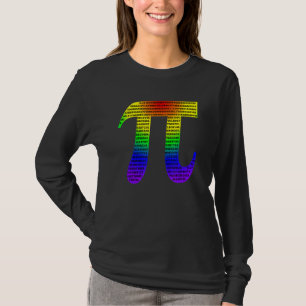 T-shirt Pi Day 3 14 Lgbt Gay Lesbian Rainbow Loves