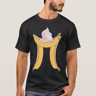 T-shirt Pi Day Banana Cream Math Enseignant