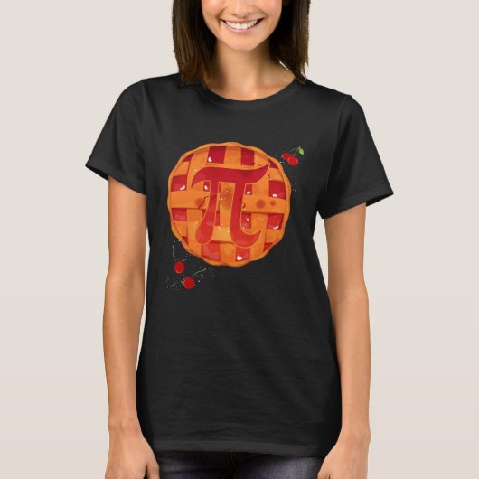 T-shirt Pi Day Cherry Pie enseignant math (Devant)