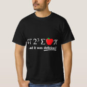 T-shirt Pi Day I Eight Sum Apple Pi Funny Math Pun  (Devant)