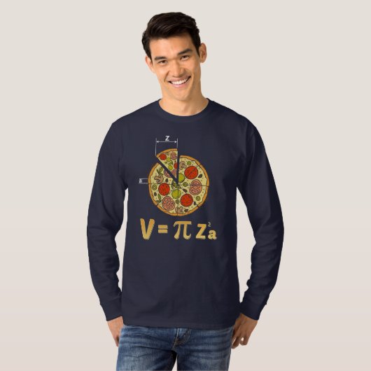 T-shirt Pi Day Math Enseignant Pizza Gag (Devant entier)