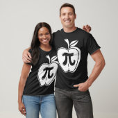 T-shirt Pi Day Math Pomme cheval équitation animaux (Unisexe)