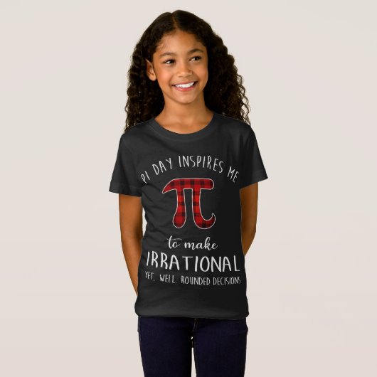 T-Shirt Pi Day M'Inspire De Faire Irrationnel Drôle Buffal (Devant entier)