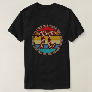 T-shirt Pi Day M'Inspire De Rendre Irrationnel 3.14 Math