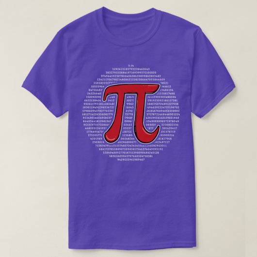 T-shirt Pi Day Pi Math 6 (Design devant)