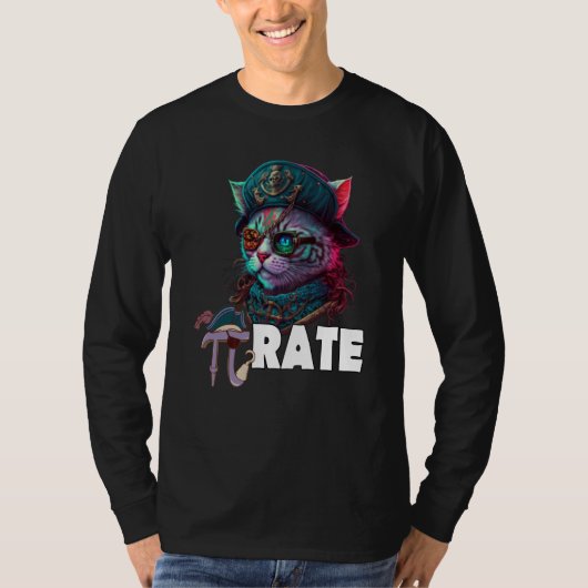 T-shirt Pi Day Pirate Cat 3 14 Math Science Teacher Pi Rat (Devant)