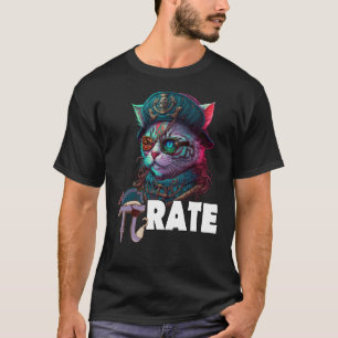 T-shirt Pi Day Pirate Chat 3 14 Maîtrise en Sciences Mathé