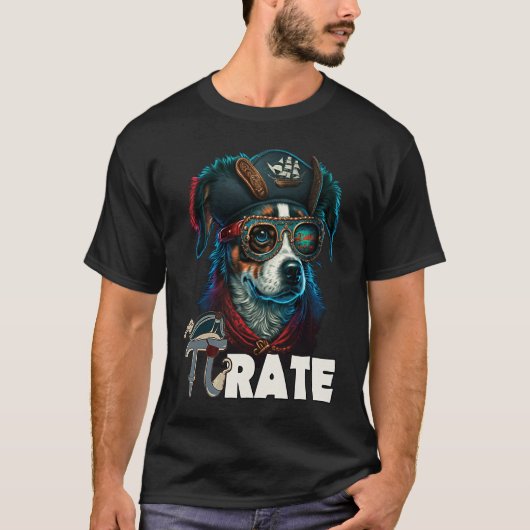 T-shirt Pi Day Pirate Chien 3 14 Drôle professeur de scien (Devant)