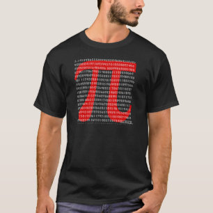T-shirt pi foncé