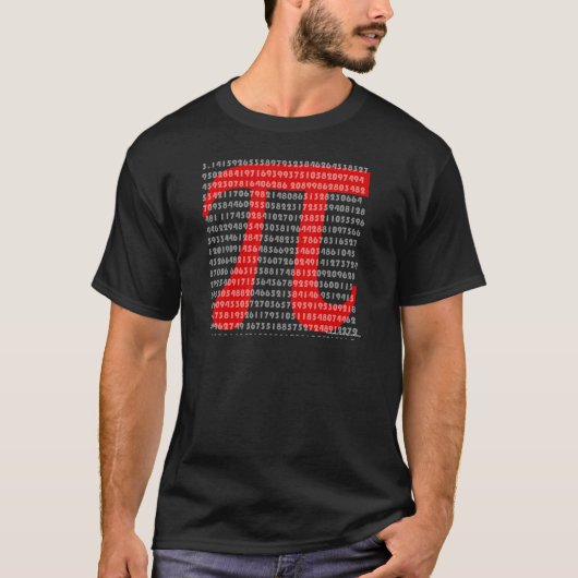 T-shirt pi foncé (Devant)