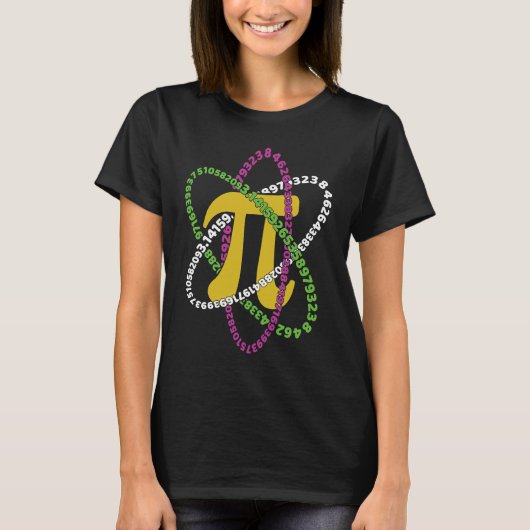 T-shirt Pi Galaxy Orbit Math de vacances Mathématiques de (Devant)