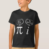 T-shirt Pi Get Real i be rationnel mathématicien avec math (Devant)
