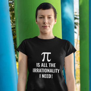 T-shirt Pi Irrationalité