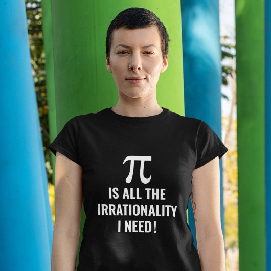 T-shirt Pi Irrationalité