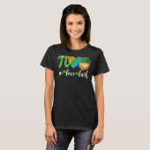 T-shirt Pi Love Luck Math Enseignant Leprechaun St patrick (Devant entier)