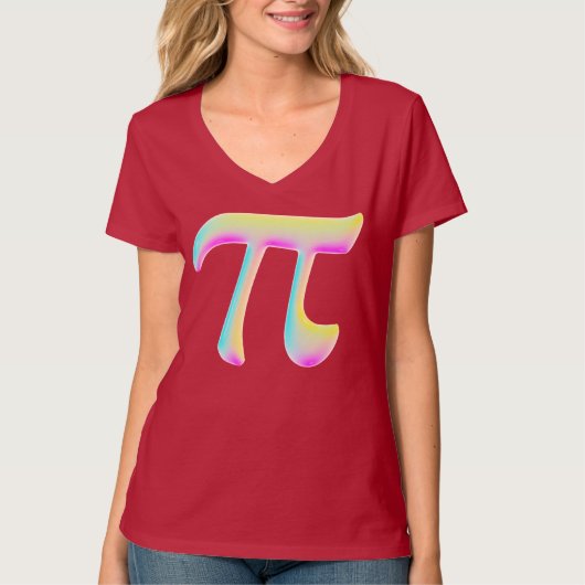T-shirt Pi Lumière Disco (Devant)