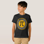 T-shirt Pi Math Science Geek Numéro irrationnel (Devant entier)