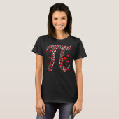 T-shirt Pi Math Valentine Chemise Math Enseignant Valentin (Devant entier)
