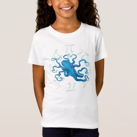 T-Shirt Pi Octopus Octopus (Devant)