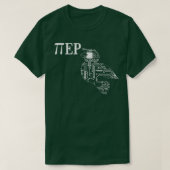 T-shirt Pi Piep Bird Mathematicien Coder PCB CPU ordinateu (Design devant)