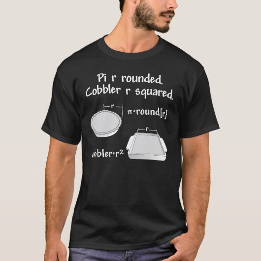 T-shirt Pi R Arrondir-foncé (Devant)