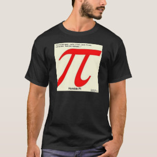 T-shirt Pi R Carré Humble Drôle