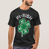 T-shirt Pi rish Lucky C St Patrick's Day Distress (Devant)